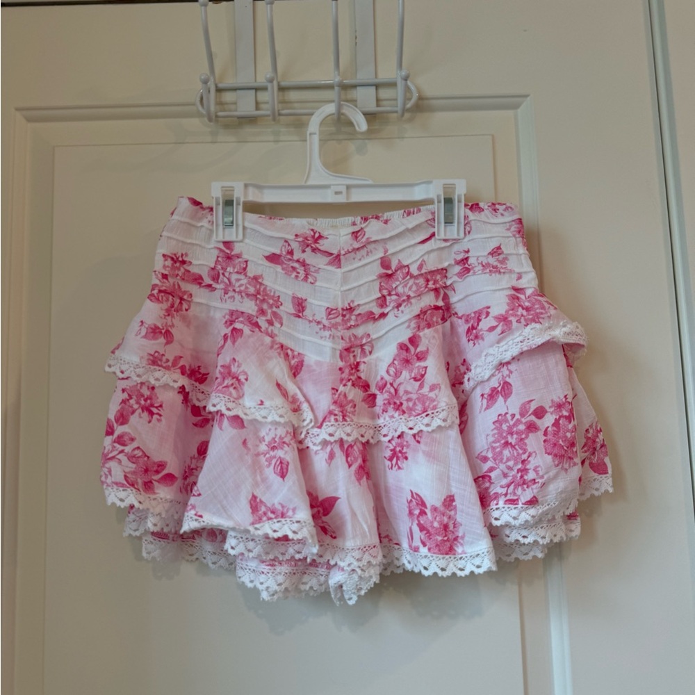 Floral Pink Ruffled Set - Picture 2 of 4